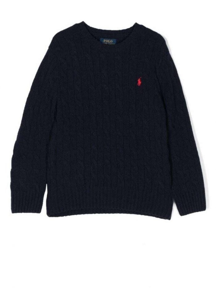 CABLE CN PO-SWEATER-PULLOVER HUNTER NAVY/C3822