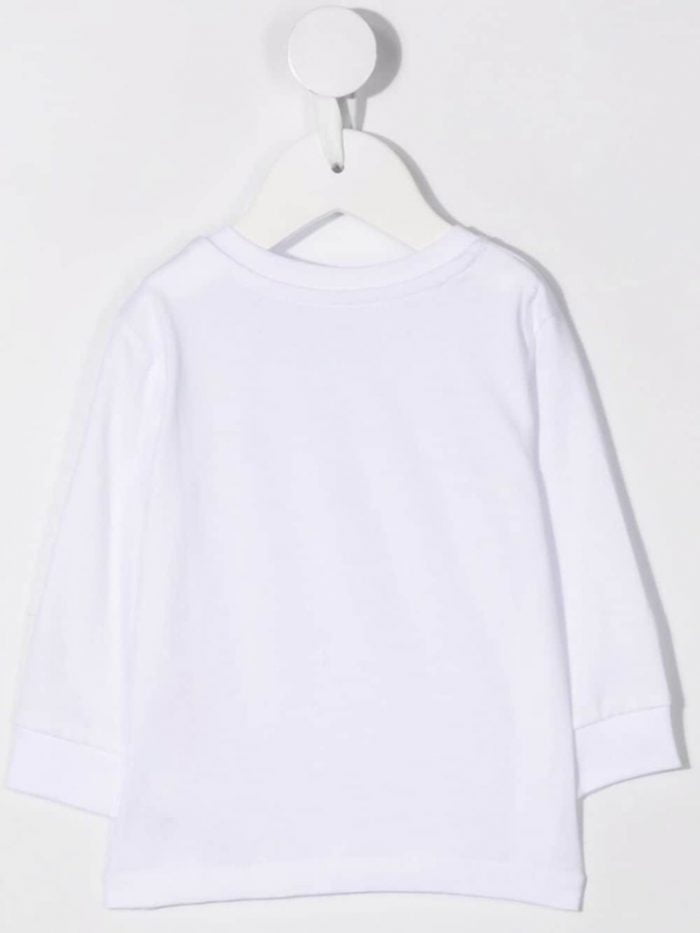 LS CN-KNIT SHIRT S-T-SHIRT WHITE