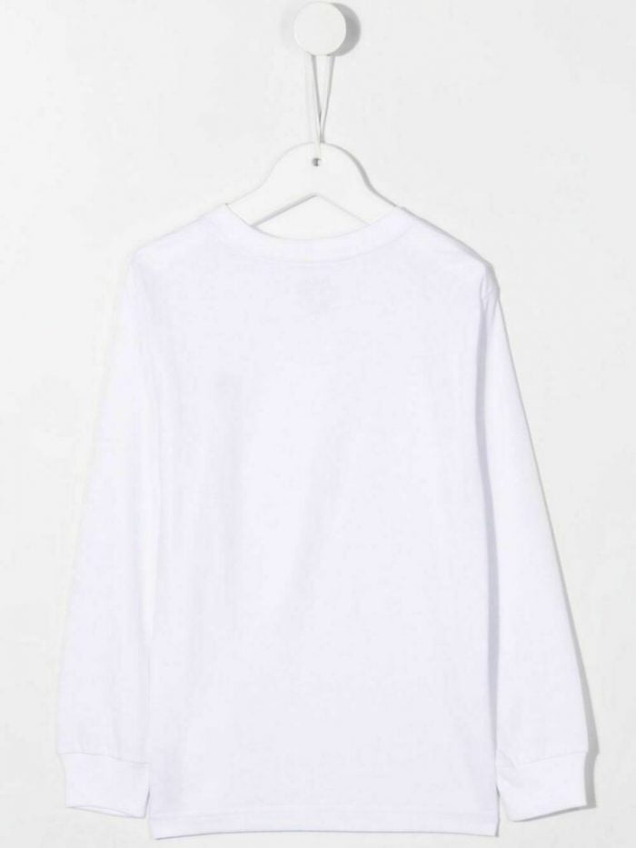 LS CN-KNIT SHIRT S-T-SHIRT WHITE