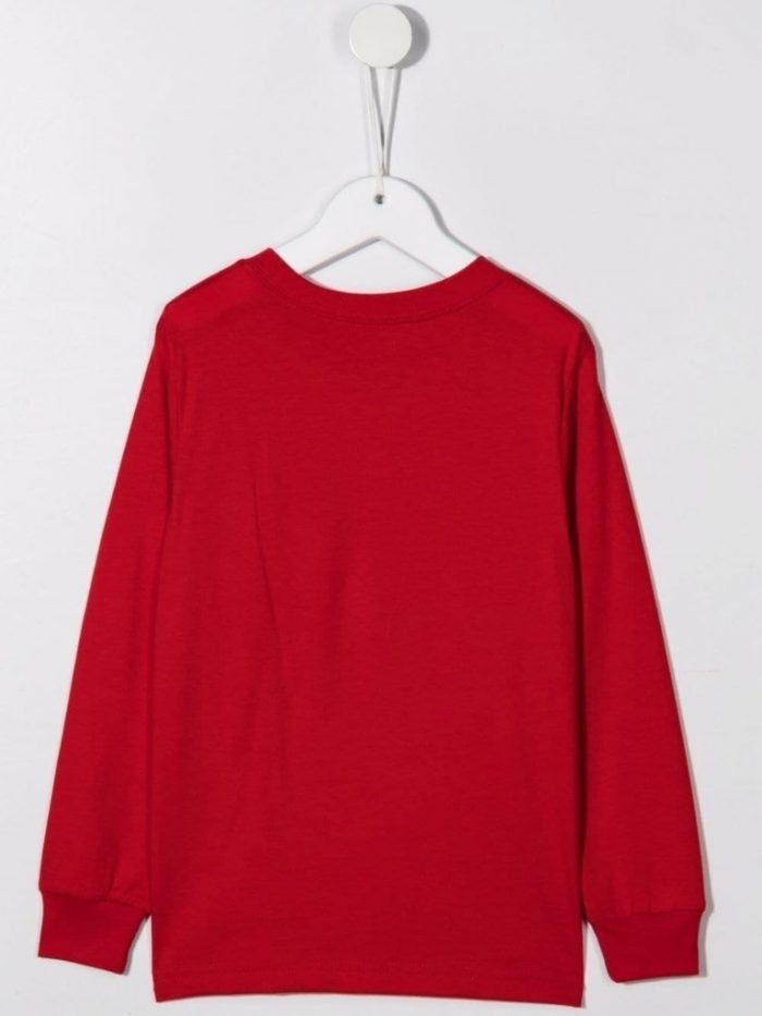 LS CN-KNIT SHIRT S-T-SHIRT Red